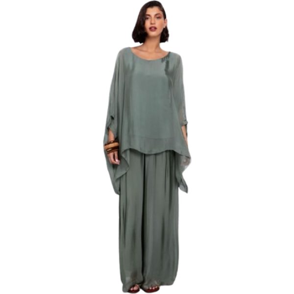 Viscose Silk Μπλούζα Ασύμμετρη, 30-5558-125 Βεραμαν Toi Moi