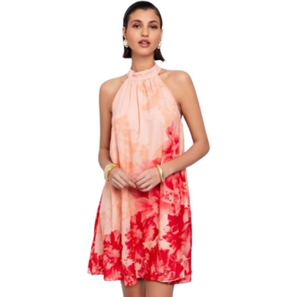 Halter Φόρεμα Floral, 50-6530-125 Toi Moi